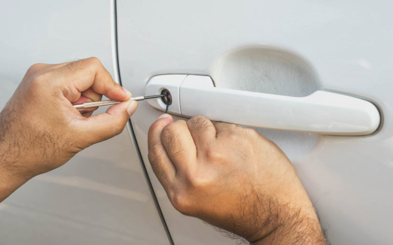 car door unlocking with lock pick speedy and dependable automotive locksmith services in port orange, fl – punctual solutions for your vehicle’s locking requirements.